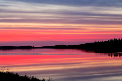 Sky over the Moose River before sunrise 2014 August 19th.