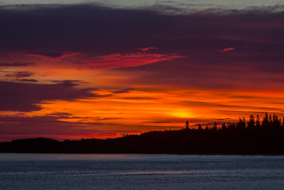 Sky before sunrise over the Moose River 2014 September 8th