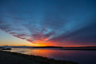 Pre dawn sky over the Moose River 2014 September 17th