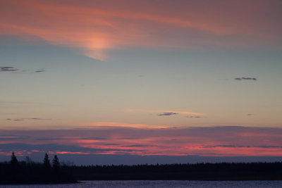 First hint of colour in the morning sky 2014 October 12th.