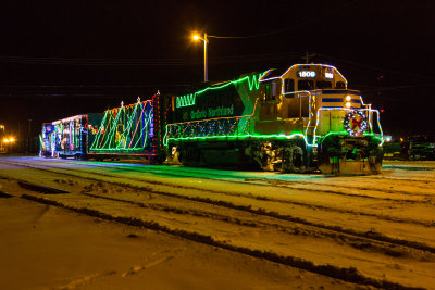 Christmas Train in Moosonee