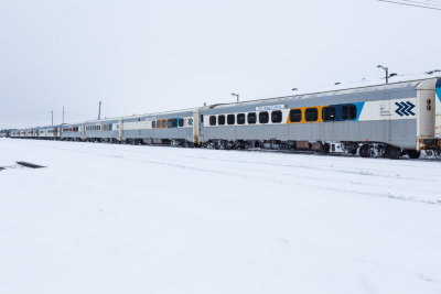 Polar Bear Express in Moosonee station 2014 December 22nd