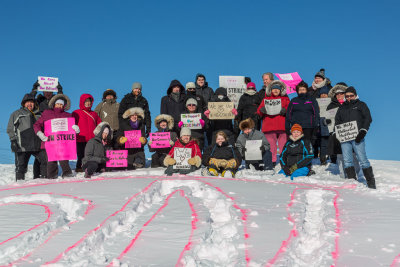 Support for striking CCAC nurses in Moosonee February 5th