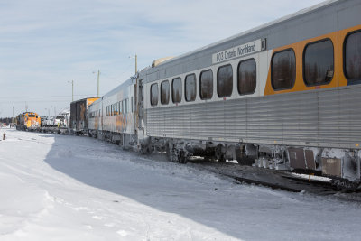 Polar Bear Express heads into Moosonee 2015 February 16th