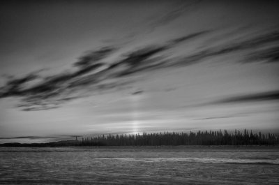Sunrise at Moosonee 2015 March 28th
