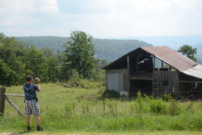Me Hard at Play, Photographing the Barn Again