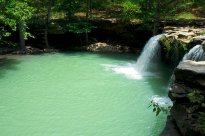 *Scenic Shot, Falling Water Waterfalls