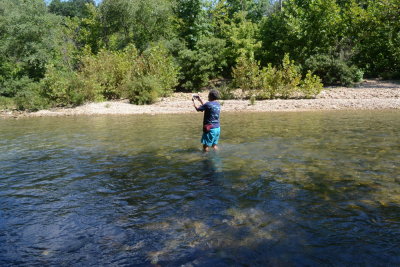 Me Photographing at Steel Creek