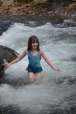Helen Cooling Off in Steel Creek
