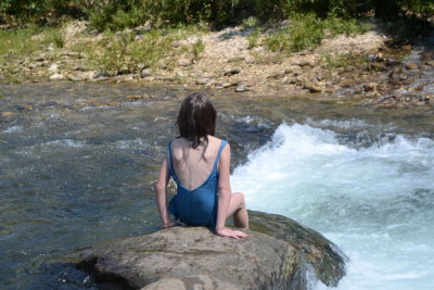 Helen Cooling Off in Steel Creek