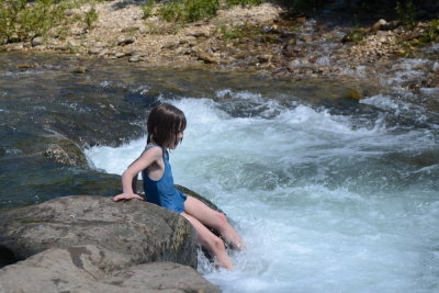 Helen Cooling Off in Steel Creek