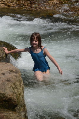 Helen Cooling Off in Steel Creek