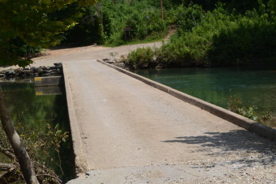 Scenery at Ponca Access Bridge