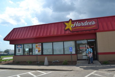 We ate at Hardee's In Russellville
