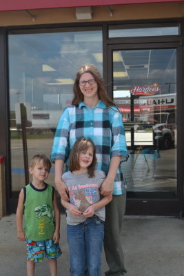 We ate at Hardee's In Russellville