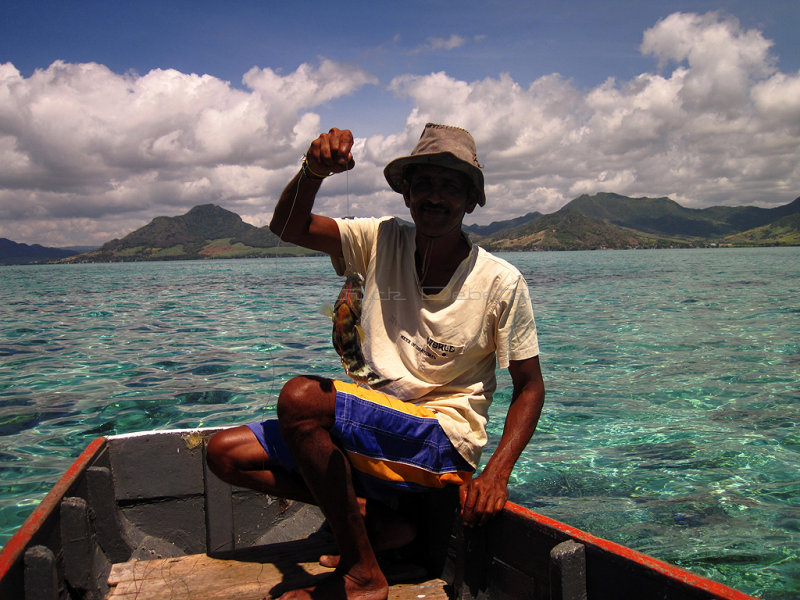 Ile Maurice - Pche avec un pcheur traditionnel