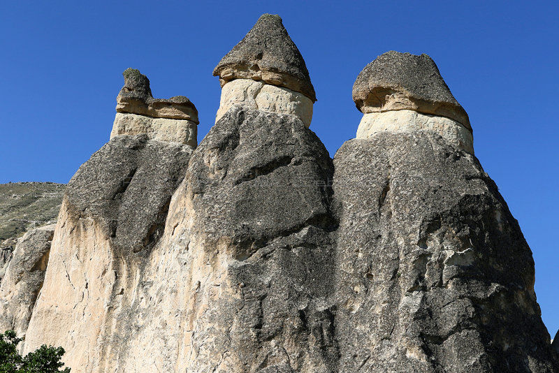The fairy chimneys of the Pasabag valley between Cavusin and Zelve