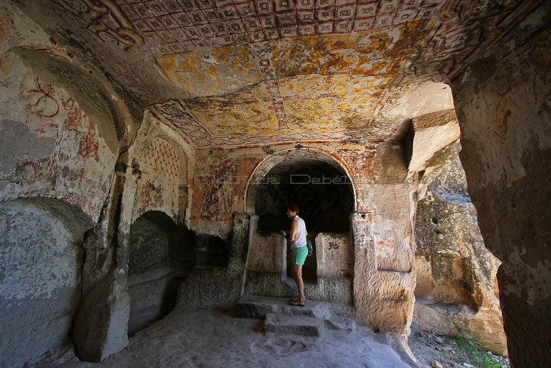 Visiting the Keslik monastery on the way to the Soganli valley