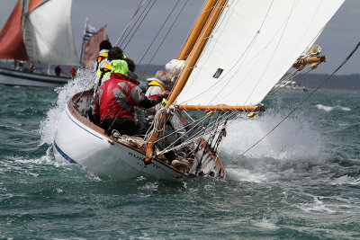 La Semaine du Golfe 2013 - Journe du samedi 11 mai - Old boats regattas in Brittany