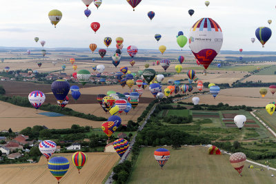 Lorraine Mondial Air Ballons 2013 - Notre vol du soir du dimanche 28 juillet