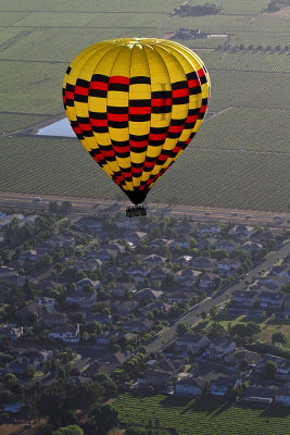 3 weeks road trip in west USA - A balloon flight over Napa valley