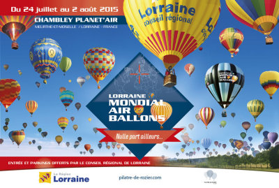 Affiche du Lorraine Mondial Air Ballons 2015