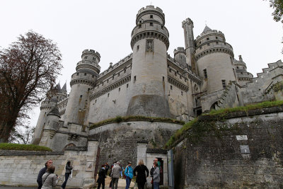 Visite du chteau de Pierrefonds dans l'Oise