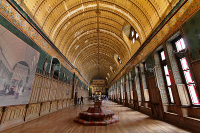 Visite du chteau de Pierrefonds dans l'Oise