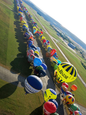 Lorraine Mondial Air Ballons 2015 - Christine's pictures of her flight during the new world record