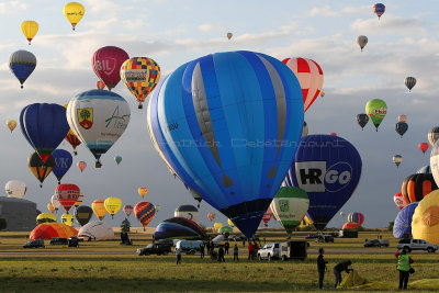 Lorraine Mondial Air Ballons 2015 - Pictures of the thursday morning flight