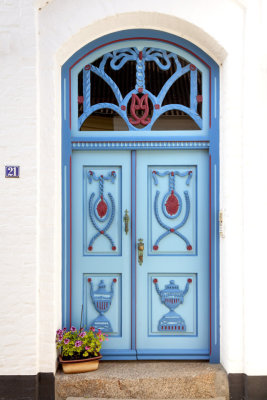 Blue door