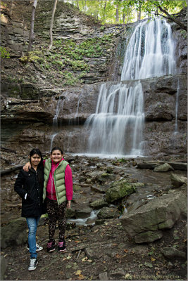 Daisy and Maria - Ancaster Mill Falls 