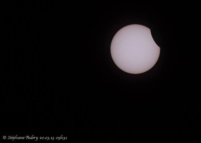 Eclipse solaire partielle