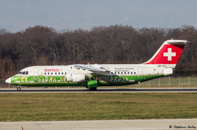 HB-IYS British Aerospace Avro RJ100 