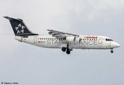 HB-IYU British Aerospace Avro RJ100 