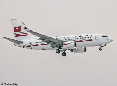 Boeing 737-7H3(BBJ) Republic of Tunisia TS-IOO