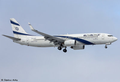 Boeing 737-8Q8(WL) El Al Israel Airlines 4X-EKP