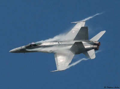 Swiss F/A-18 Hornet Solo Display Training, 20.04.16