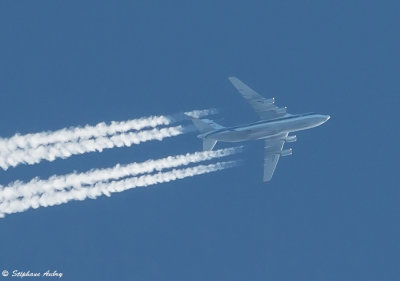 Antonov An-124 high in the sky