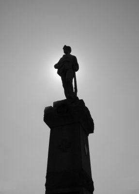 Monocacy National Battlefield 14th New Jersey Monument Silhouette.jpg