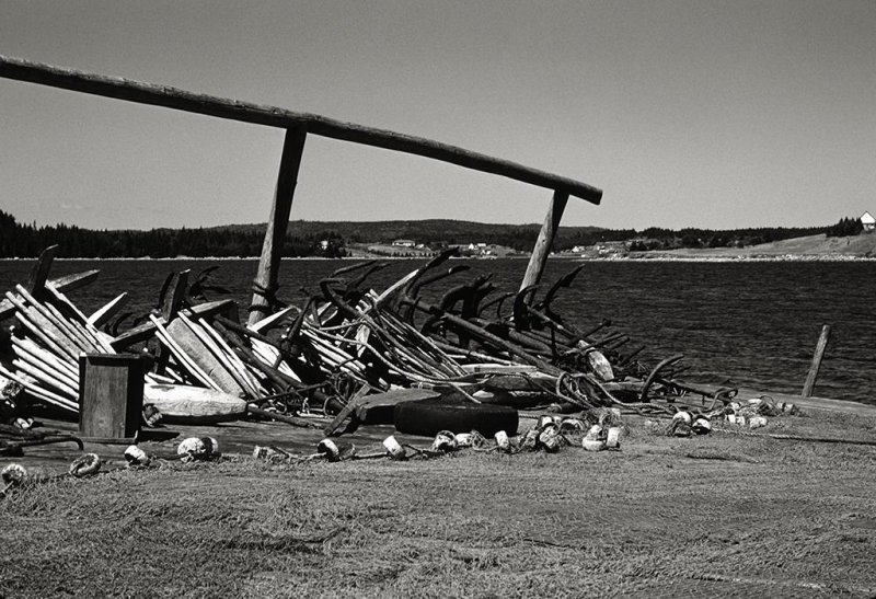 Old Anchors and Nets, Glen Margaret, NS