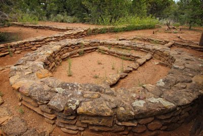 Stone village remains, Mesa Verde National Park, Co