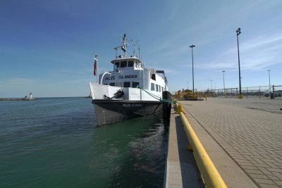 MV Pelee Islander at dock, Leamington, Ontario