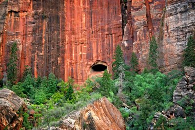 Tunnel Gallery, Zion Canyon, Utah