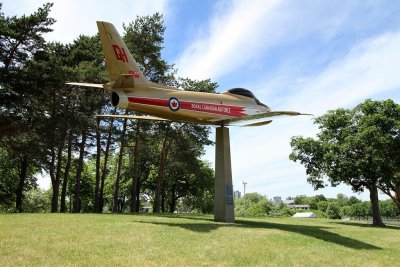 CL-13 (F-86 Sabre Mk. 5) Golden Hawk AFTER Restoration, Zwick's Island Centennial Park, Belleville