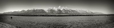 Grand Tetons, Grand Teton National Park, Wyoming- Panorama