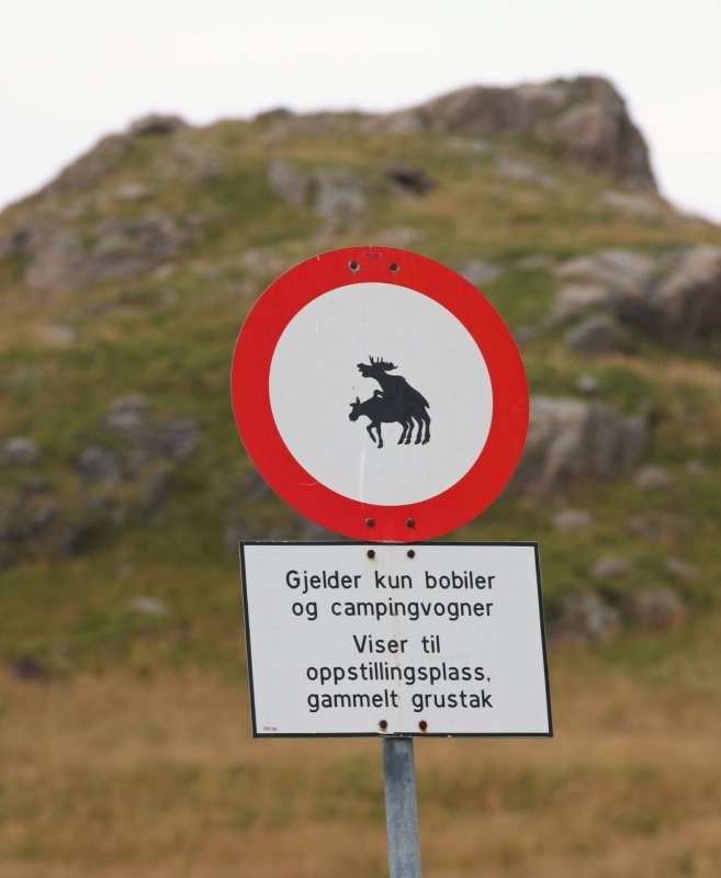 This must be Norwegian for Do not feed the animals