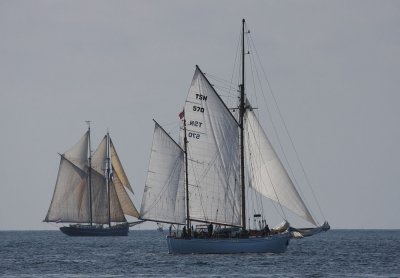 Under sail