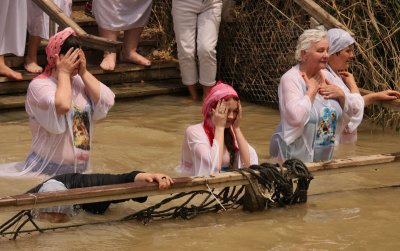 Baptism in the Jordan river