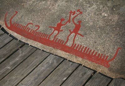 Bronze age carving